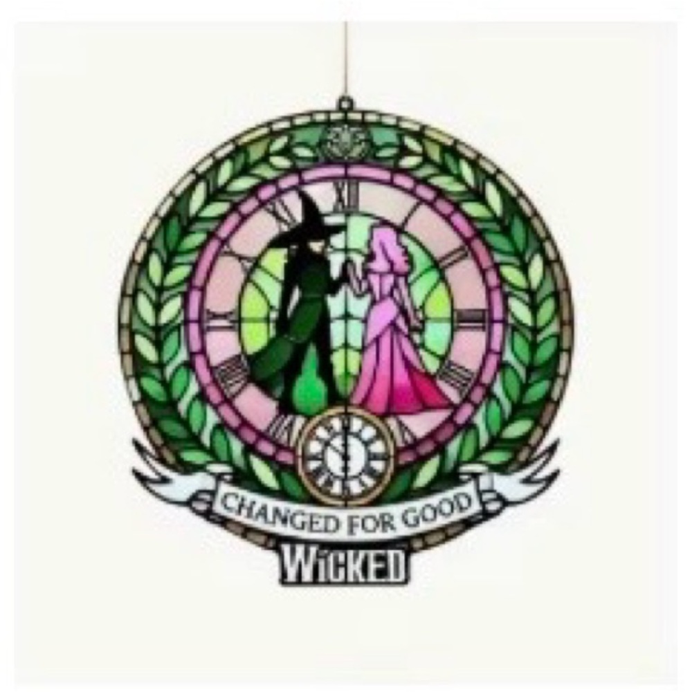 Wicked Changed for Good Stained Glass Style Ornament